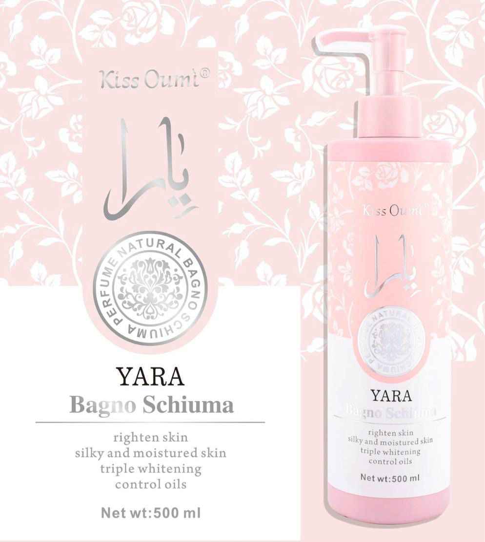 Bagnoschiuma profumazione ispirata YARA rosa 500 ml