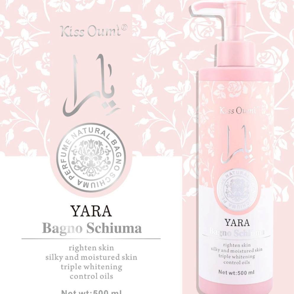 Bagnoschiuma profumazione ispirata YARA rosa 500 ml