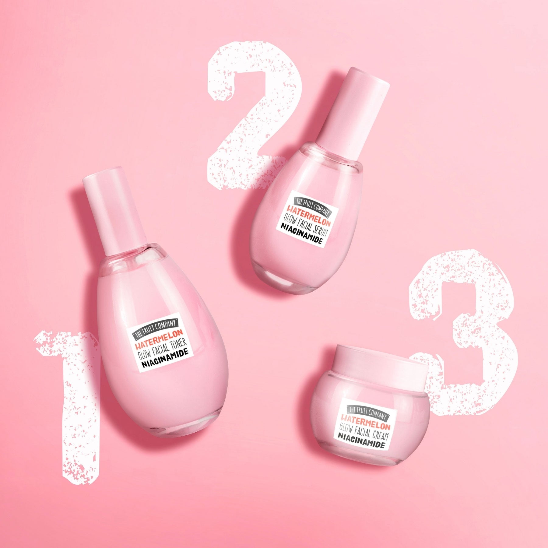 Set trattamento viso anguria : tonico; crema; siero!  The Fruit Company