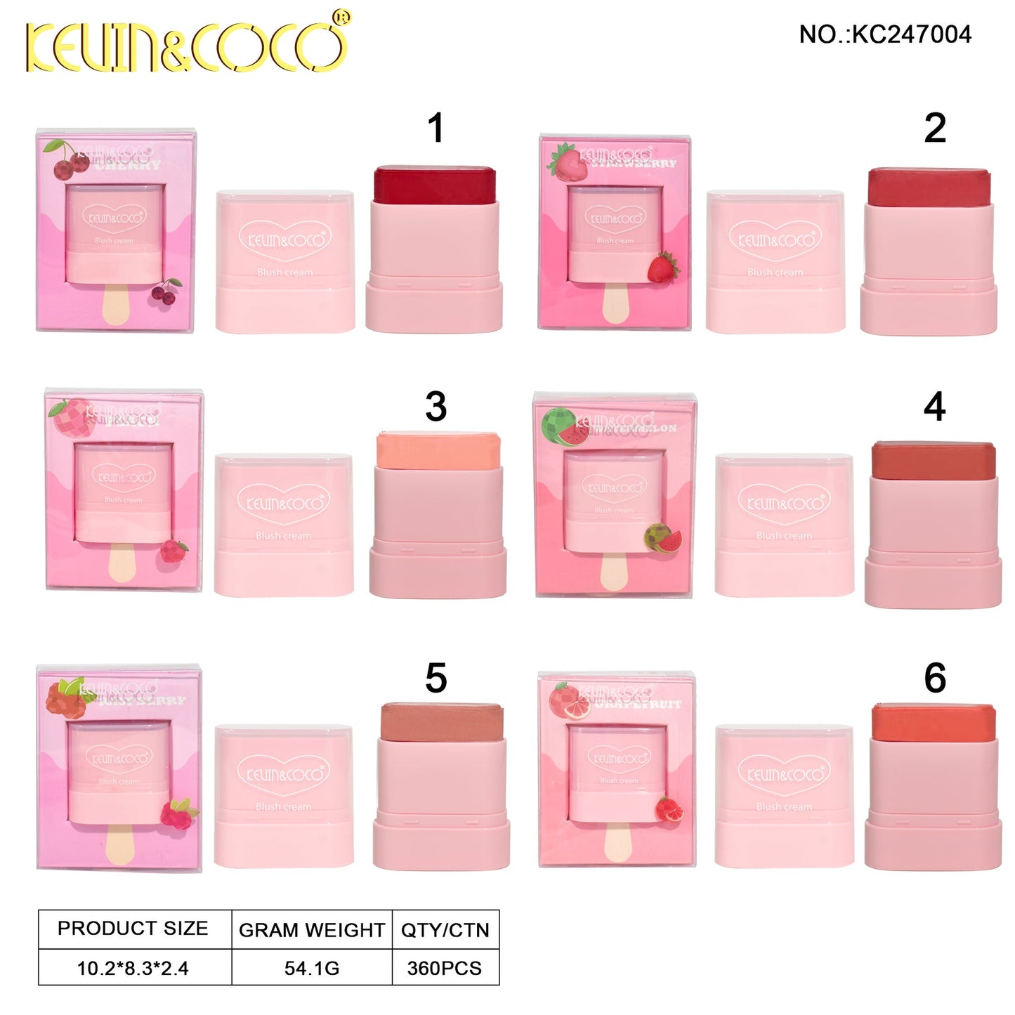 Blush stick cream Kevin & Coco