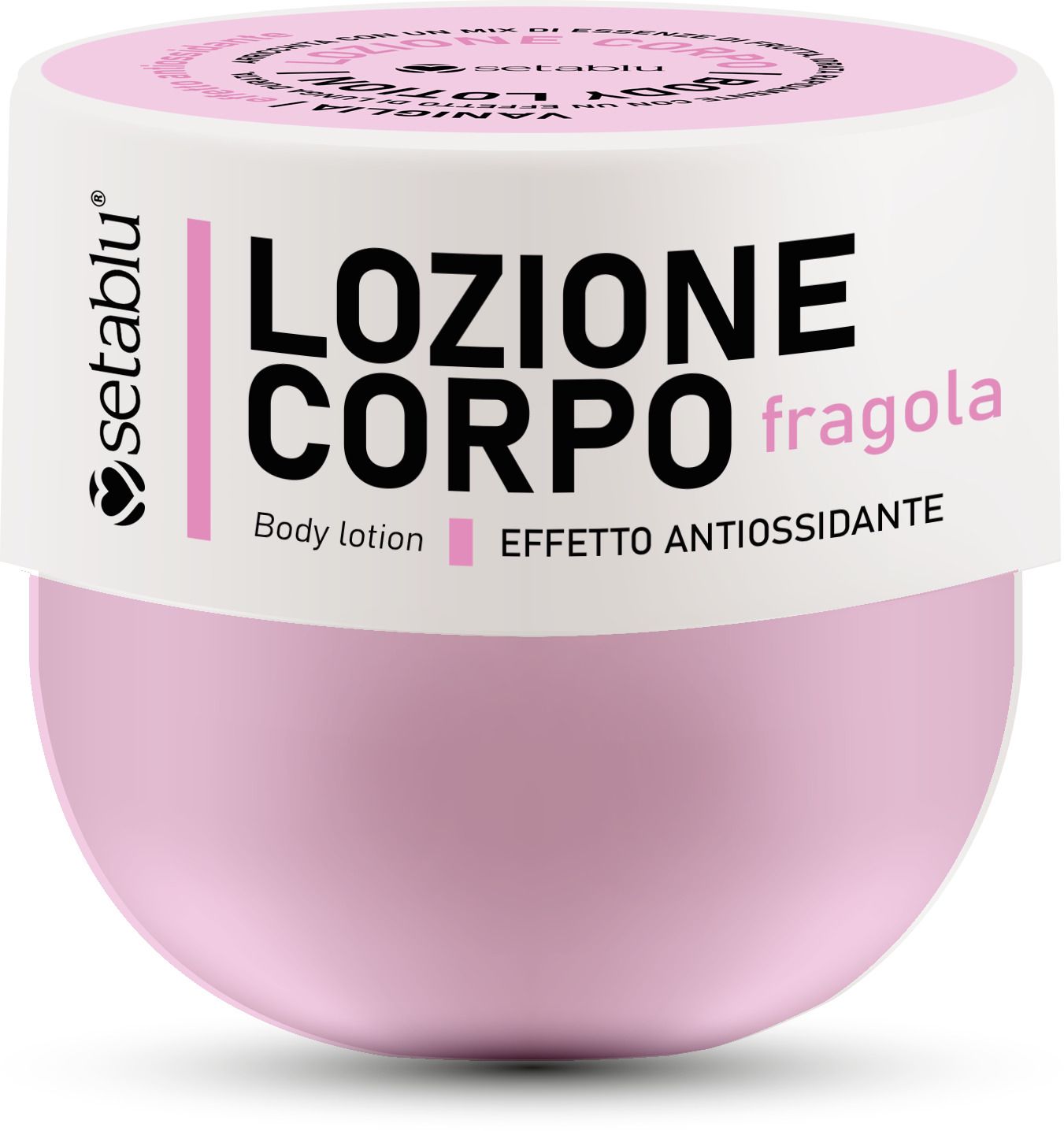 Crema corpo 280 ml FRAGOLA antiossidante/ seta blu DUPE Sol De Janeiro