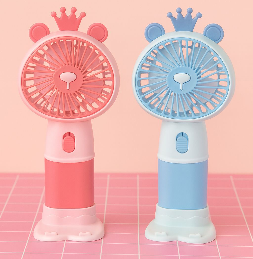 Mini ventilatore portatile + poggia telefono 👑