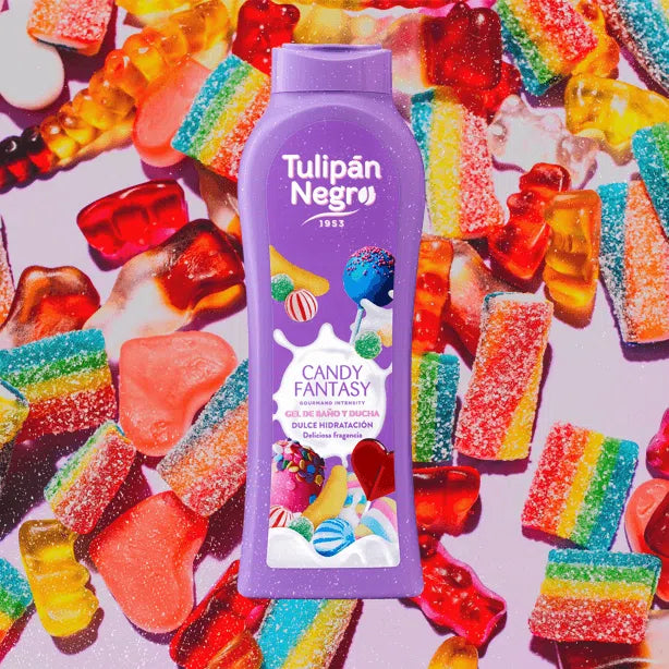 Bagnoschiuma CANDY 650 ml - Tulipan negro