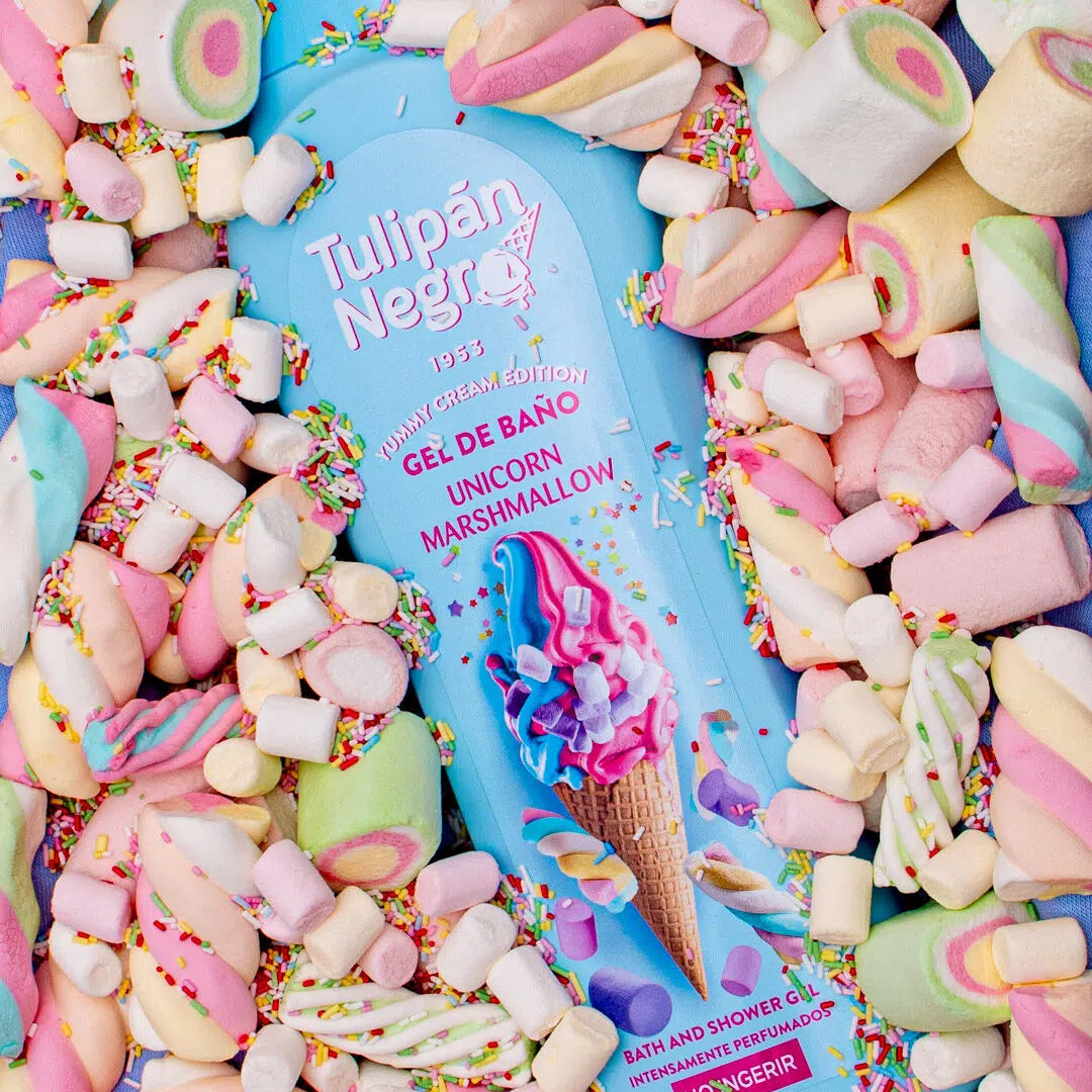 Bagnoschiuma UNICORNO MARSHMALLOW 650 ml - Tulipan negro