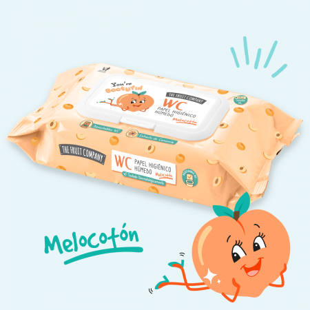 Salviette the fruit company Pesca 🍑 60pcs