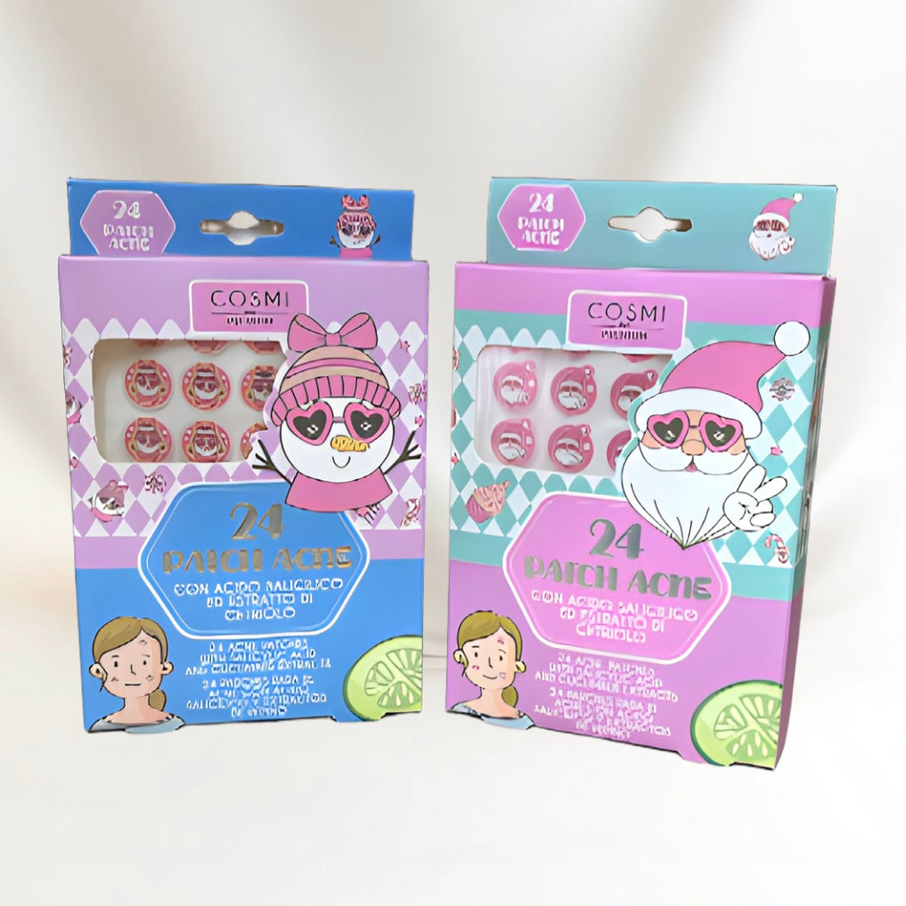 Patch (24pcs) SOS acne, assorbono e purificano con estratto di acido salicilico e cetriolo