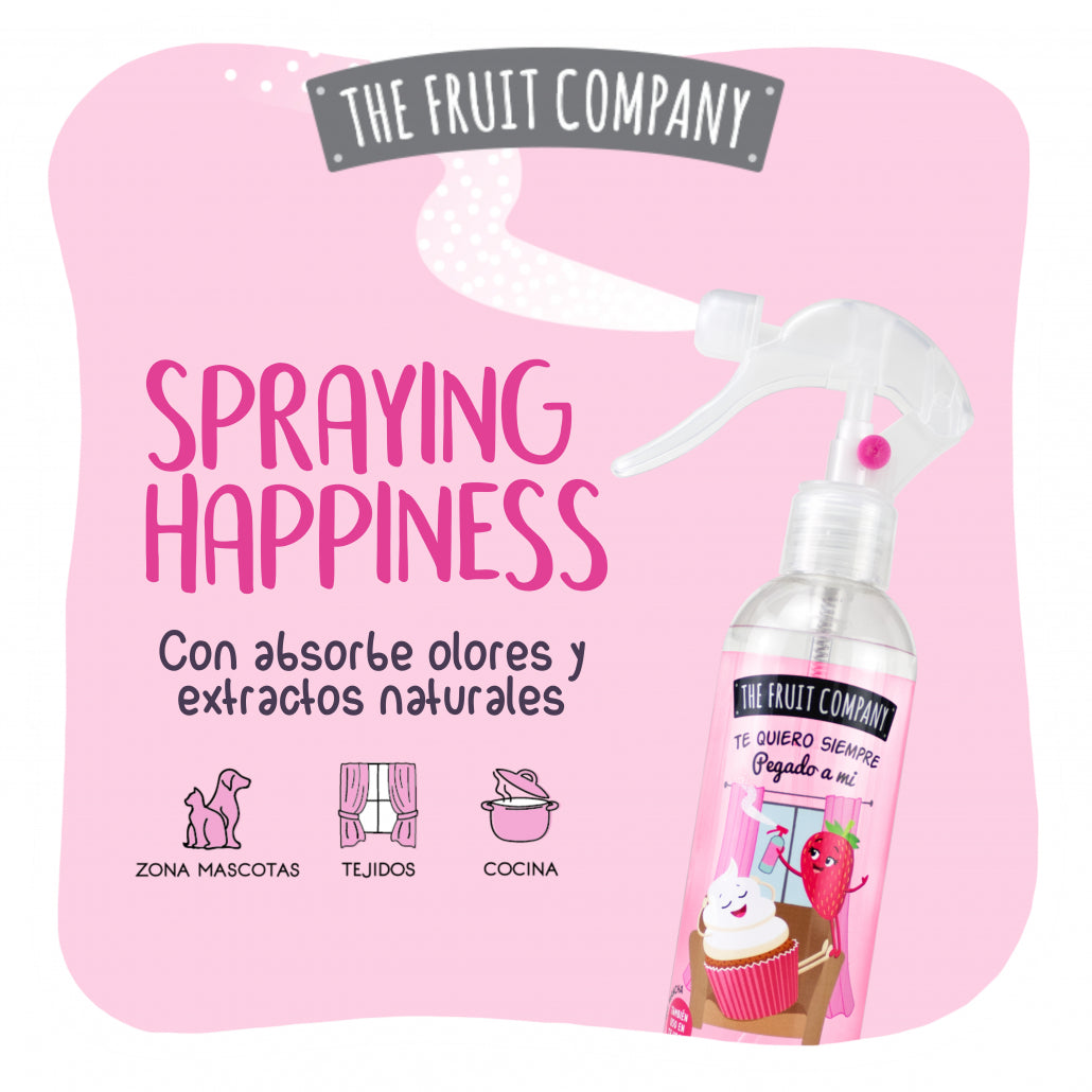 Spray ambiente e tessuti FRAGOLA E PANNA, elimina cattivi odori 250 ml *edizione summer*