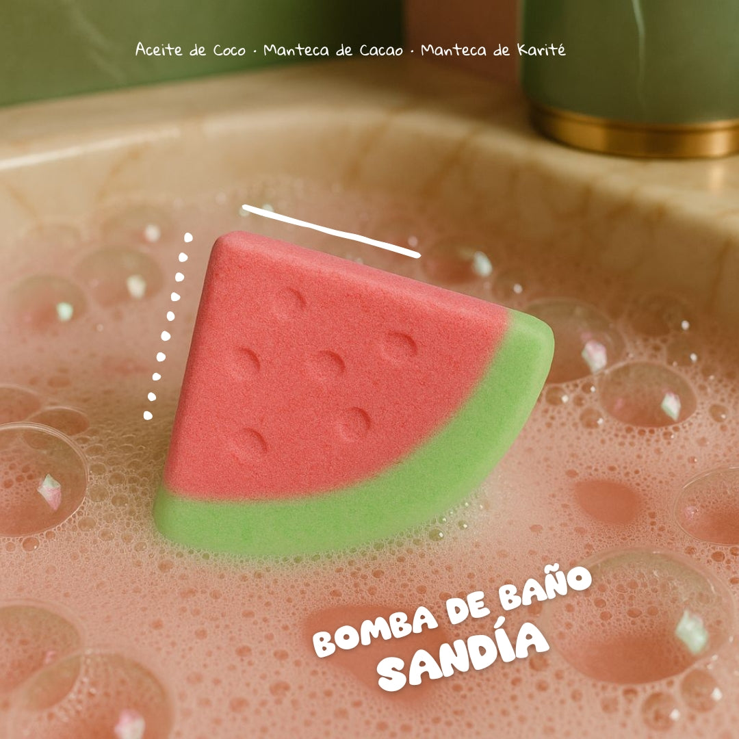 Pack 5 bombe da bagno profumose ( Anguria; Mela; Ananas; Fragola; Ciliegia )