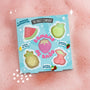 Pack 5 bombe da bagno profumose ( Anguria; Mela; Ananas; Fragola; Ciliegia )