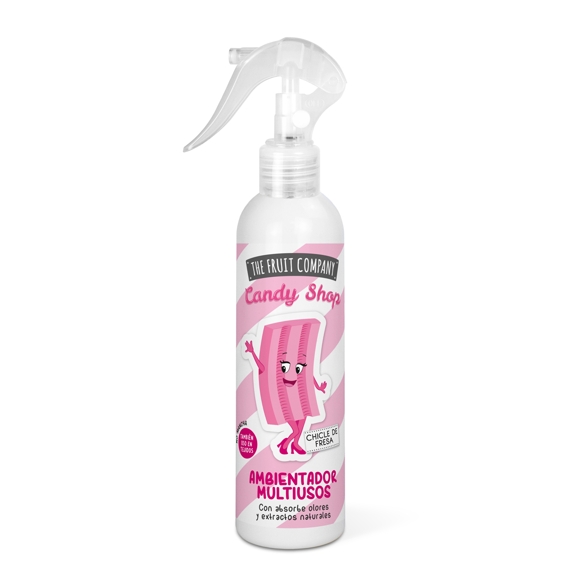 Spray ambiente e tessuti GOMMA ALLA FRAGOLA, elimina cattivi odori 200 ml *edizione candy*