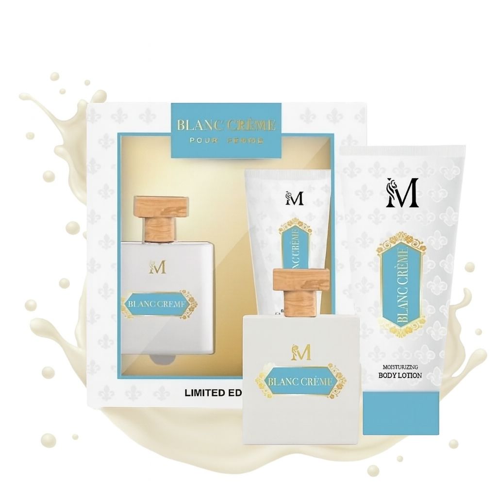 Set profumo 50 ml + crema corpo 100 ml ispirazione BIANCO LATTE