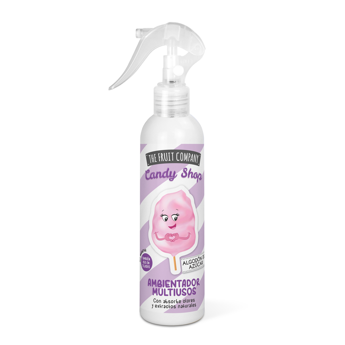 Spray ambiente e tessuti ZUCCHERO FILATO, elimina cattivi odori 200 ml *edizione candy*
