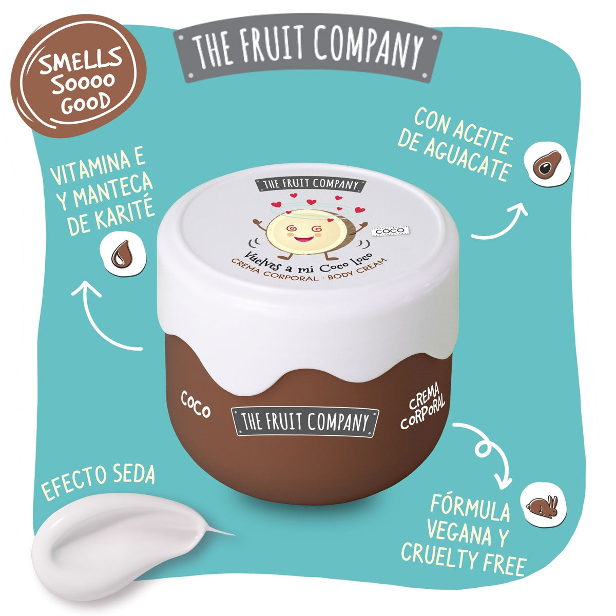 Crema corpo the fruit company Cocco