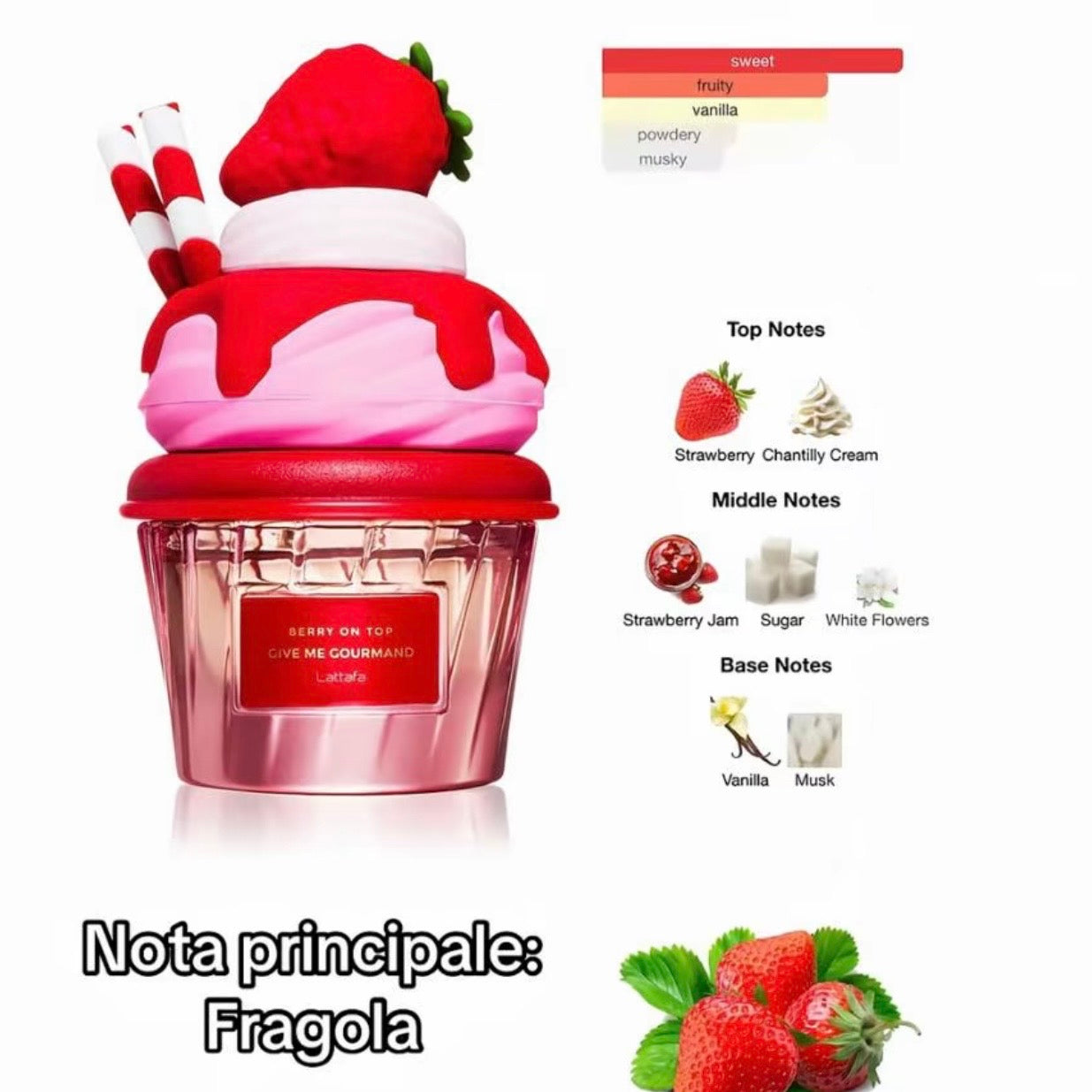 Lattafa 75ml, profumo fragoloso😍