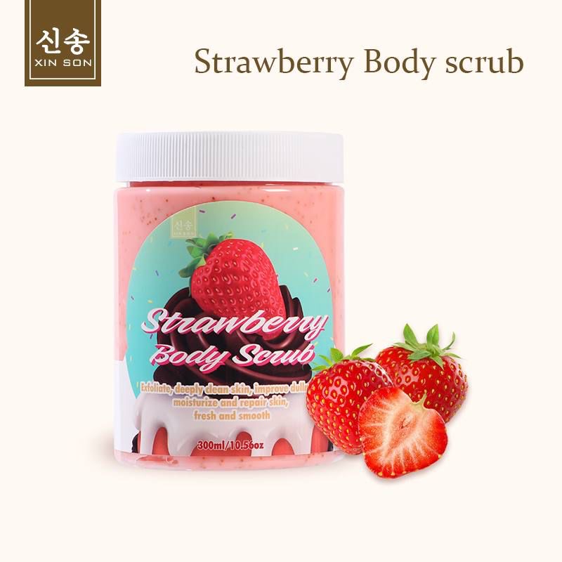 Scrub corpo ( Fragola; cocco; latte )