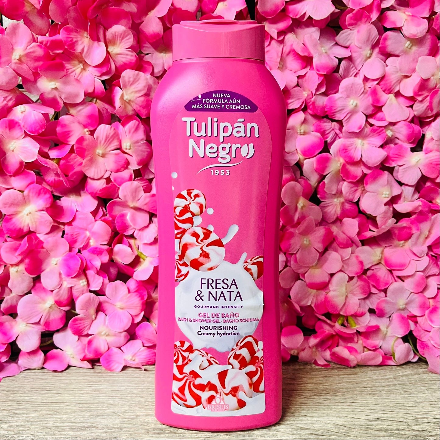 Bagnoschiuma Tulipan 650ml fragola e panna🍓