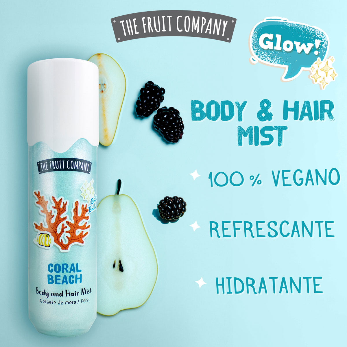 Acqua Corpo e capelli MORA The Fruit Company