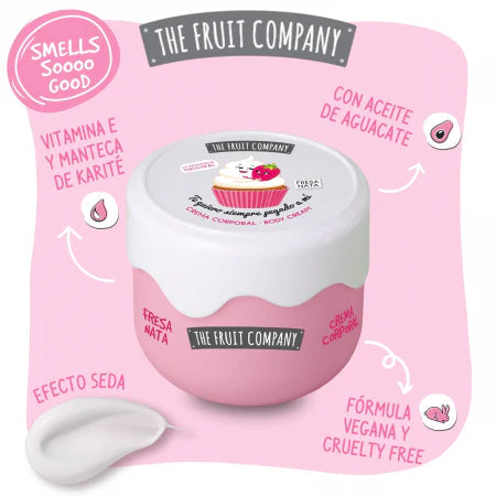 Crema corpo the fruit company Fragola e panna