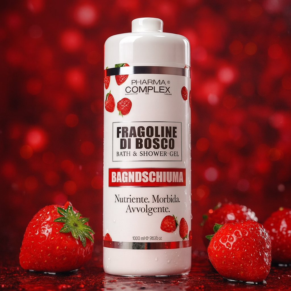 Bagnoschiuma 1000 ml FRAGOLINE DI BOSCO