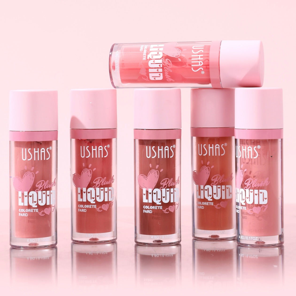 Blush liquido USHAS / possibilità di utilizzarlo anche come tinta labbra 👄