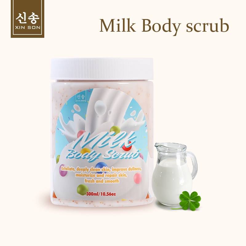 Scrub corpo ( Fragola; cocco; latte )