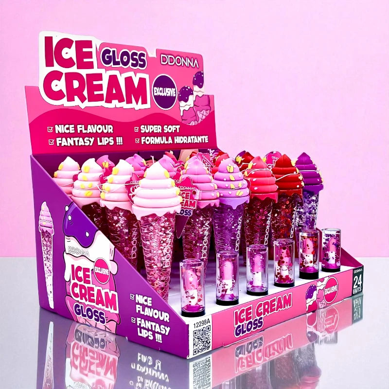 Lip gloss ice cream magic ✨🍭
