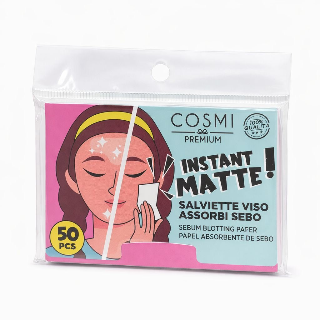 Salviette assorbì sebo 50pcs