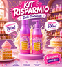 Kit seta blu Bagnoschiuma 750ml + Crema corpo 500 ml BIG SIZE