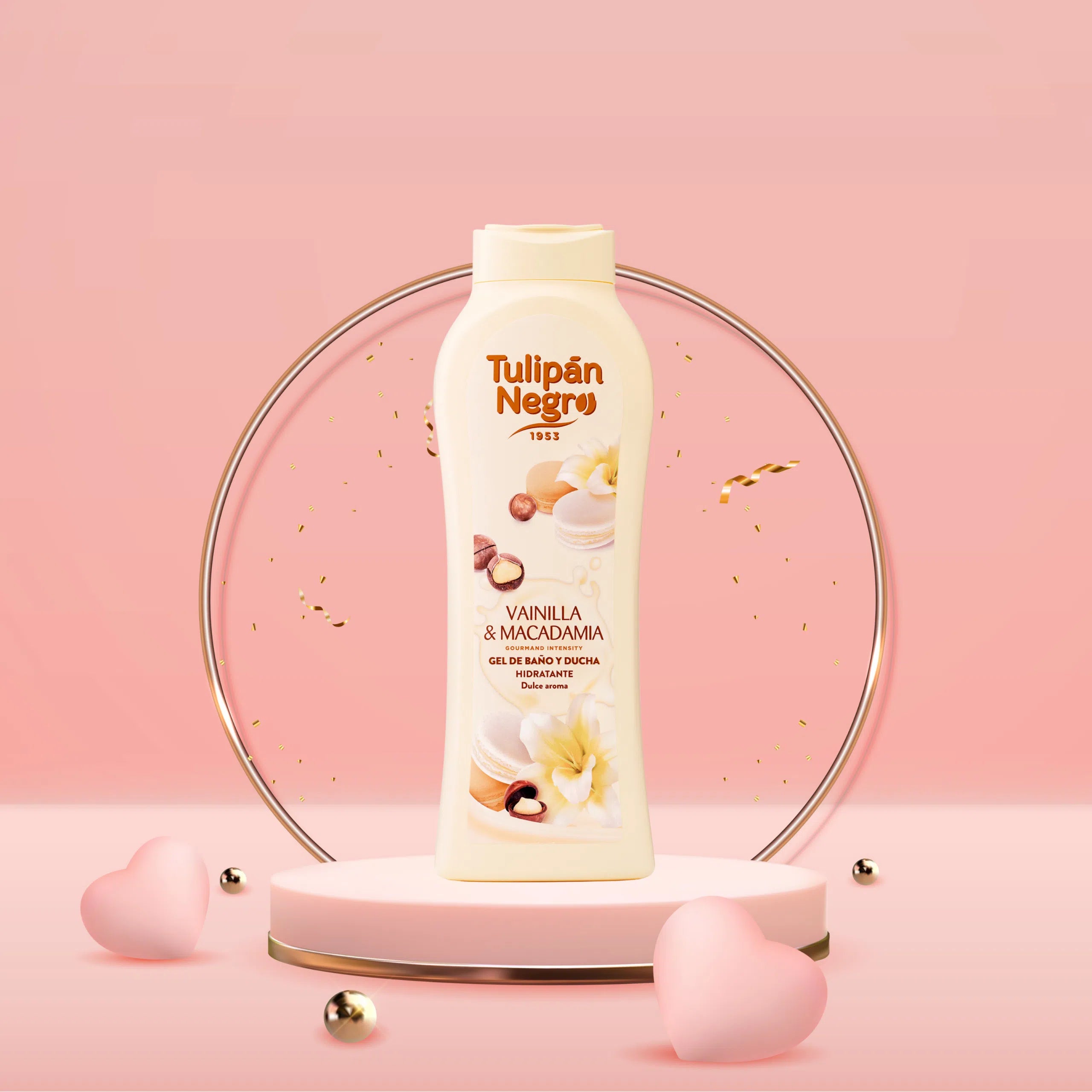 Bagnoschiuma MERINGA E CANNELLA 650 ml - Tulipan negro
