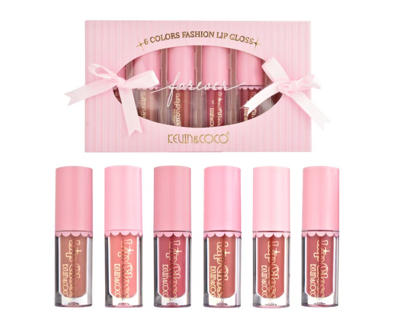 Set 6 lip gloss KEVIN&COCO