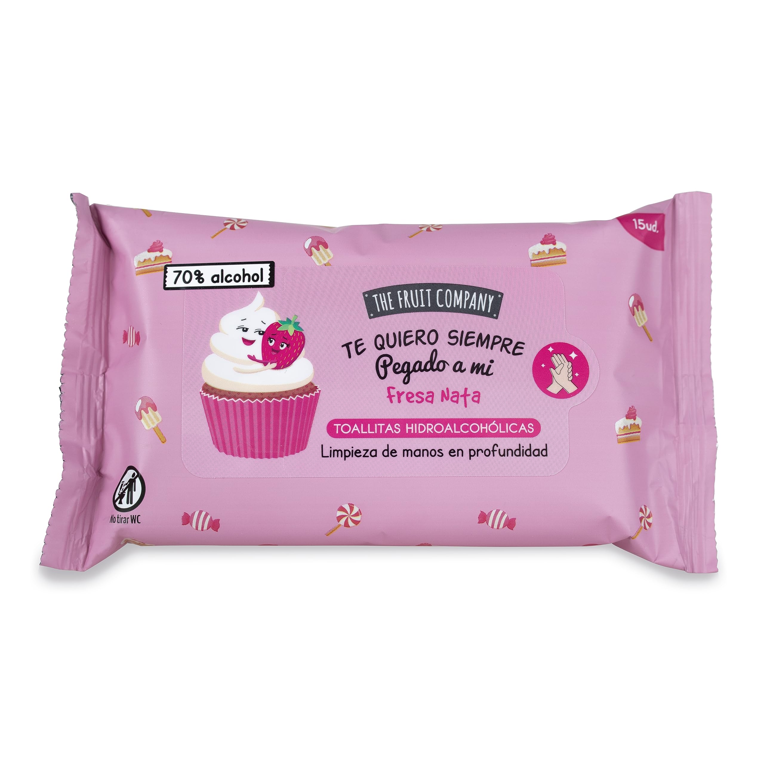 Salviette biodegradabili Fragola e panna 🍓🍰 15pcs