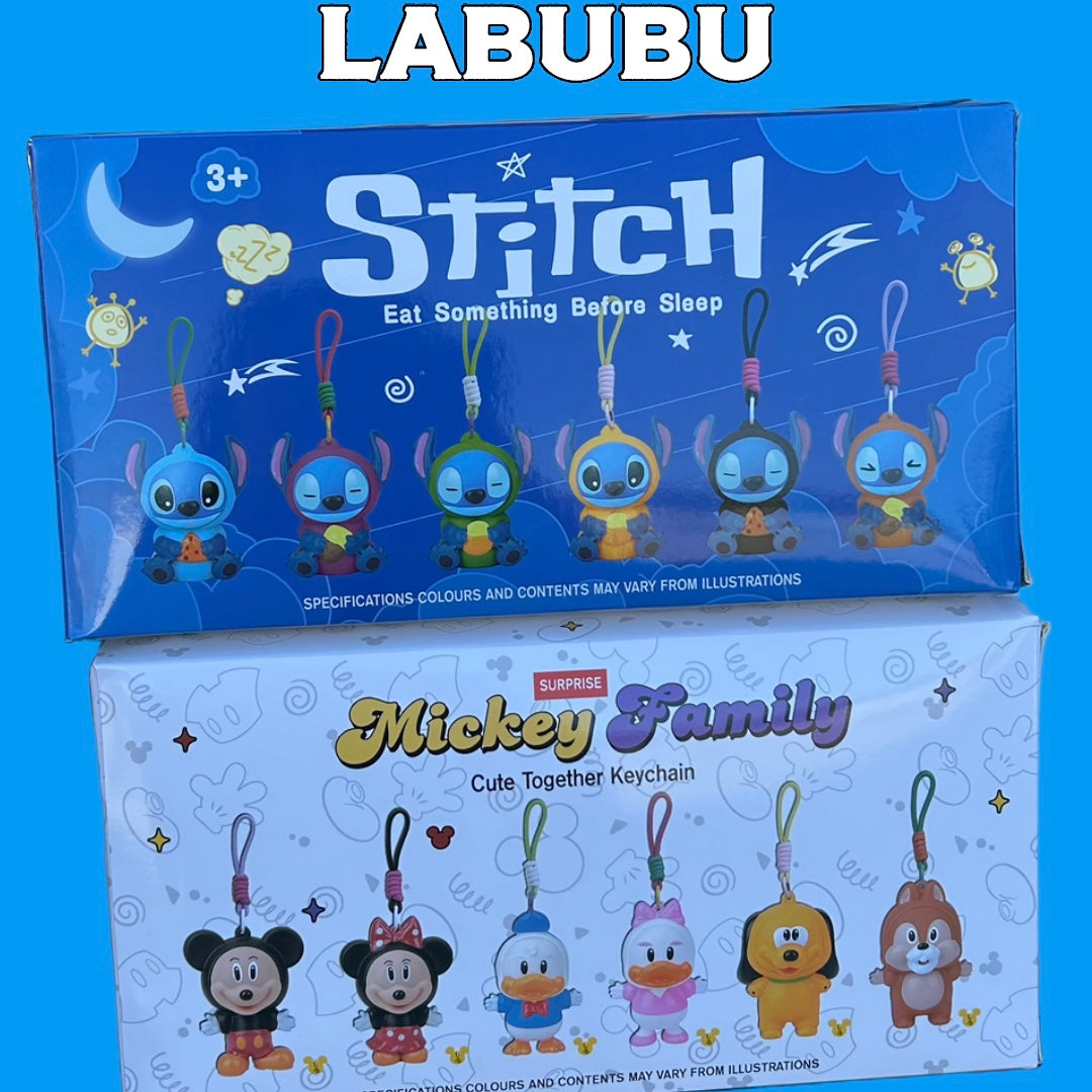 Labubu NUOVO MODELLO✨ Mickey mouse ; Stitch ( a sorpresa )