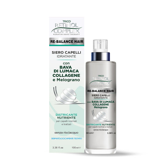 Siero capelli idratante alla bava di lumaca Retinol Complex