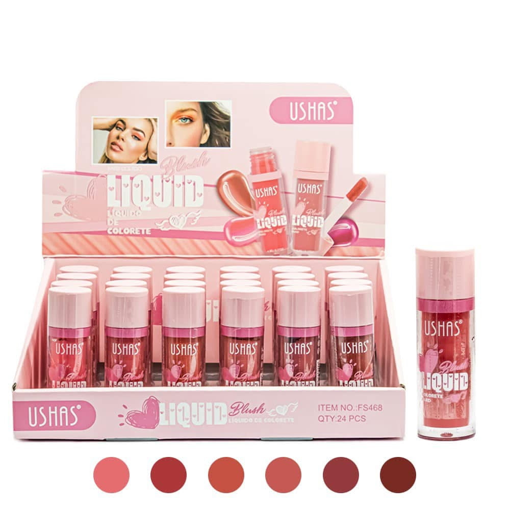 Blush liquido USHAS / possibilità di utilizzarlo anche come tinta labbra 👄