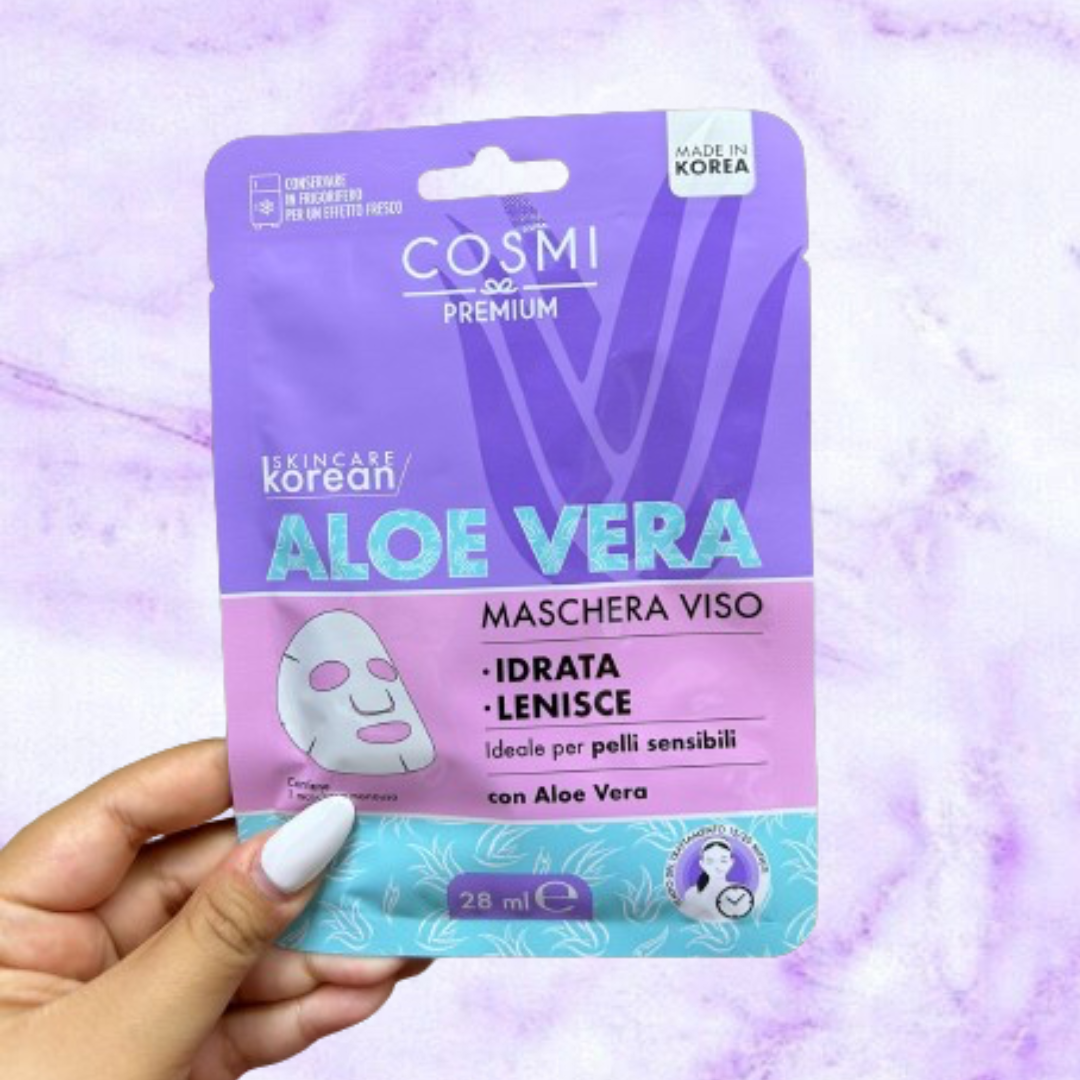 Skincare Koreana, maschera viso aloe vera