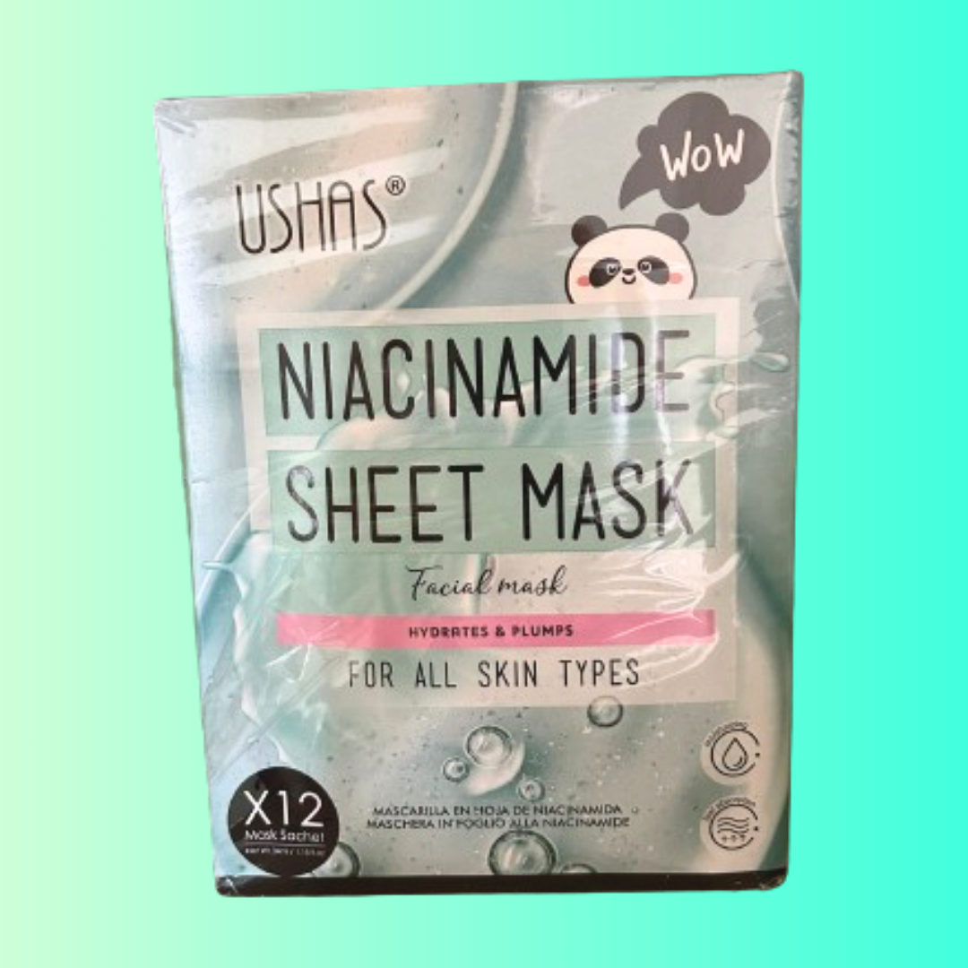 Maschera viso in tessuto NIACINAMIDE