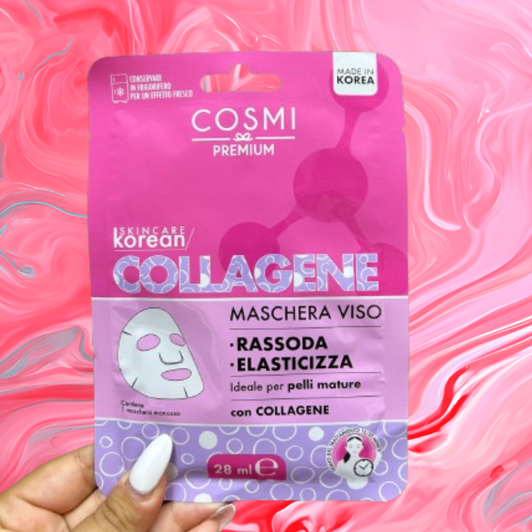 Skincare Koreana, maschera viso collagene