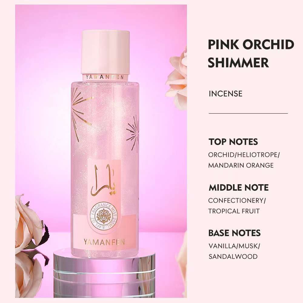 Acqua corpo Senoritas Secret pink orchid glitter araba 250 ml