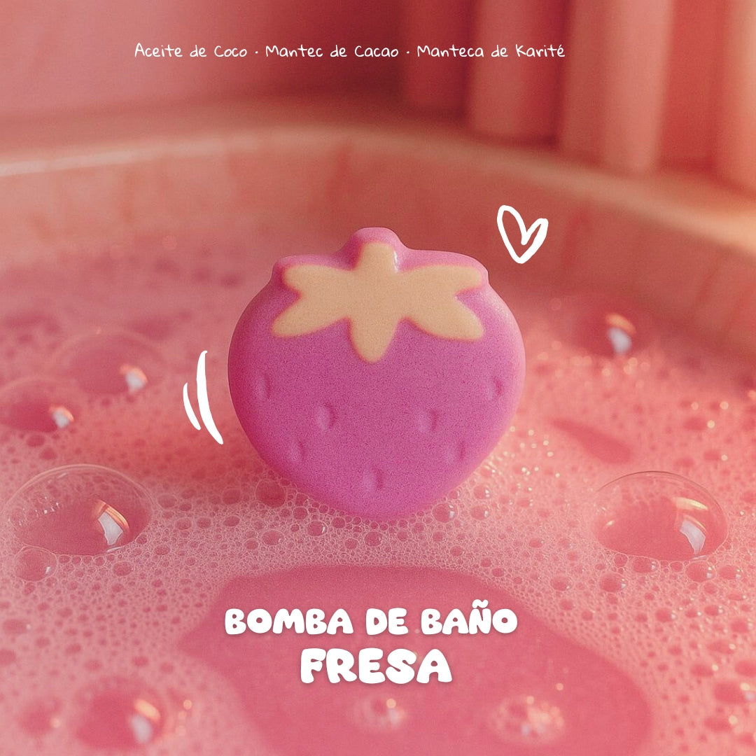 Pack 5 bombe da bagno profumose ( Anguria; Mela; Ananas; Fragola; Ciliegia )