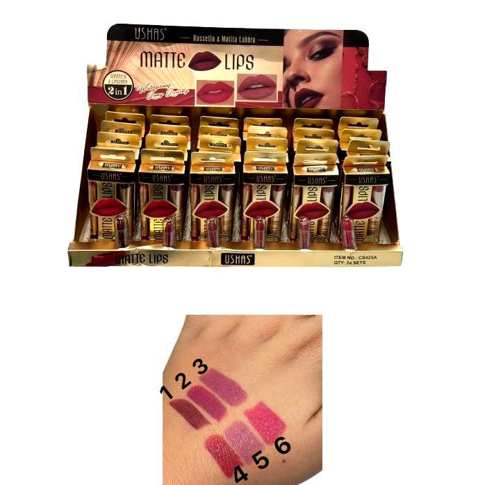 Rossetto + matita labbra, il kit perfetto! USHAS
